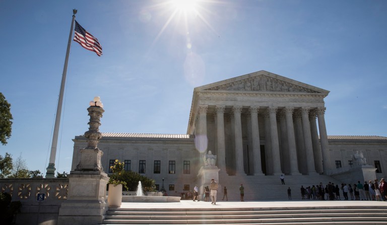 The Supreme Court's term, which starts Monday, is loaded with blockbuster challenges. (AP Photo/J. Scott Applewhite)