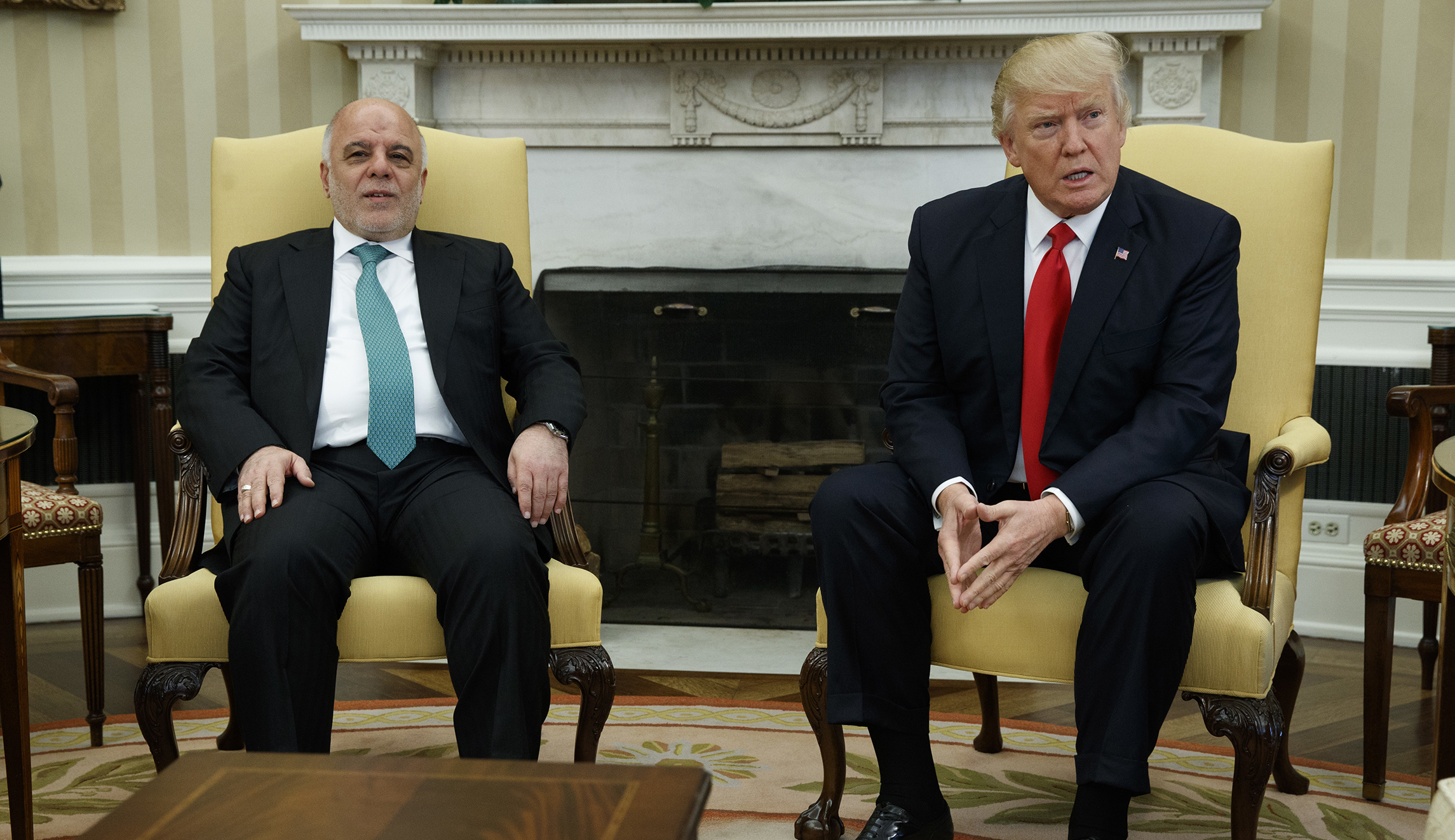 Trump congratulates Iraqi prime minister on liberation of Mosul