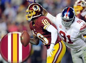 New York Daily News image from their story. It will now just show the Redskins colors, not the Native American head logo.