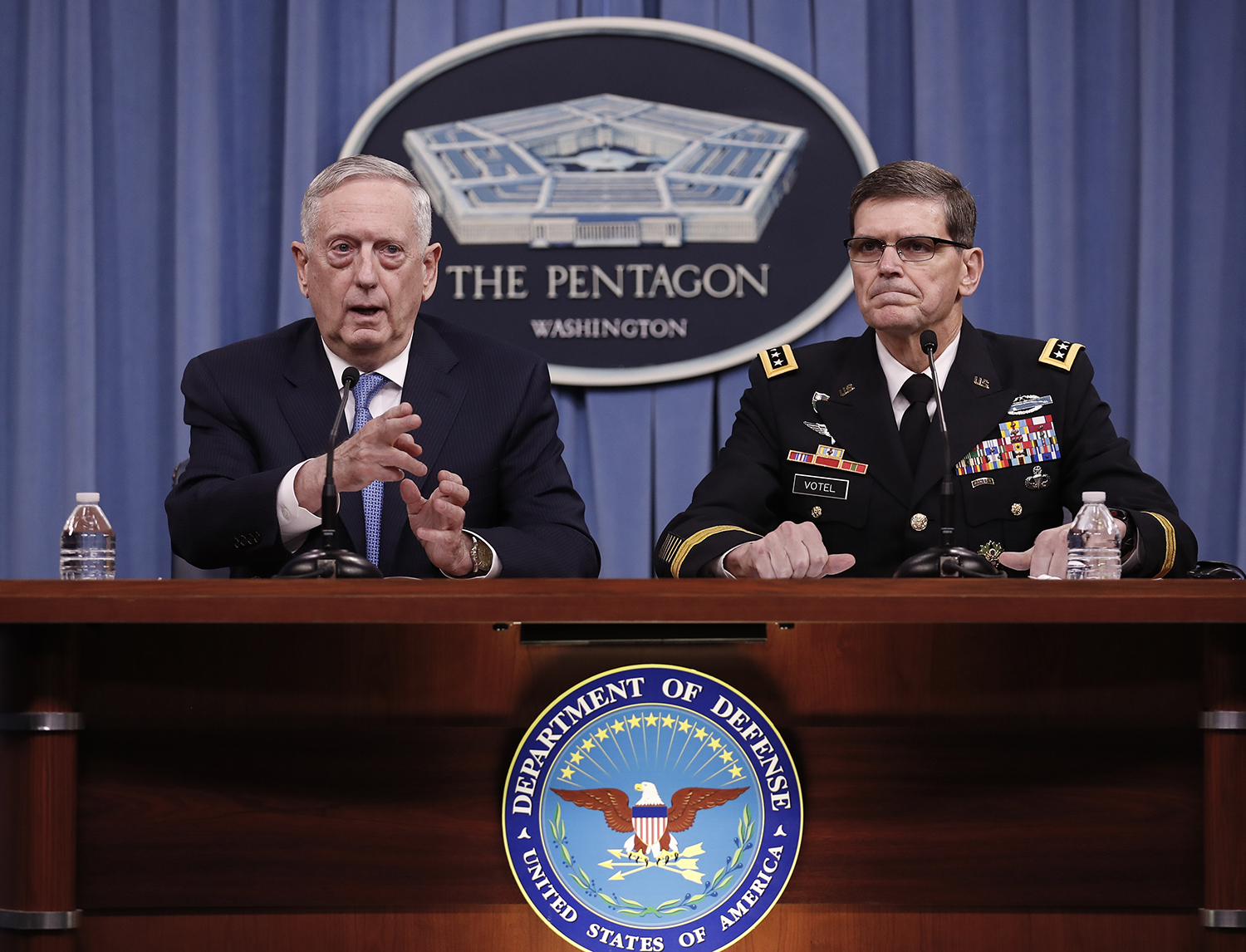 Mattis downplays carrier move toward North Korea