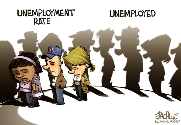 Editorial cartoon: The shadow of unemployment