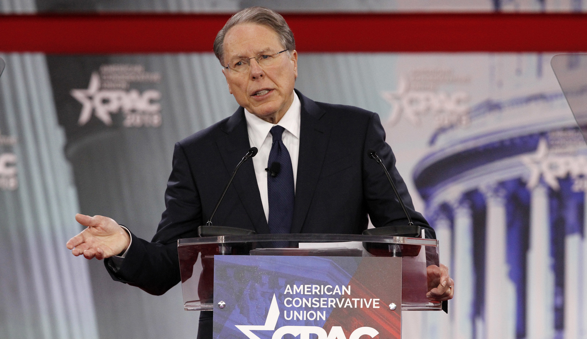 NRA’s Wayne LaPierre goes on offense at CPAC