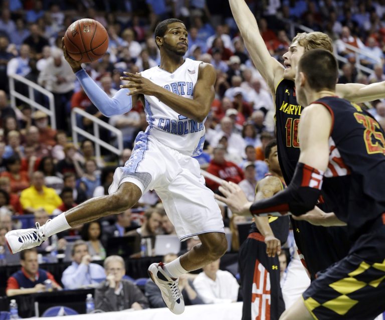 UNC hangs on to beat Maryland 79-76 in ACC semis
