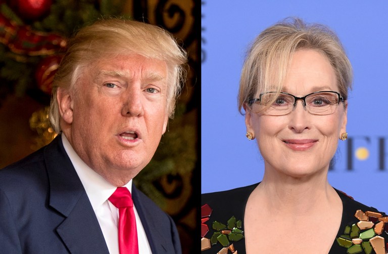 President-elect Trump on Monday called Meryl Streep an 