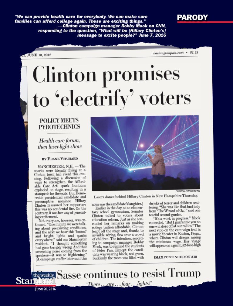 Hillary Generates Excitement