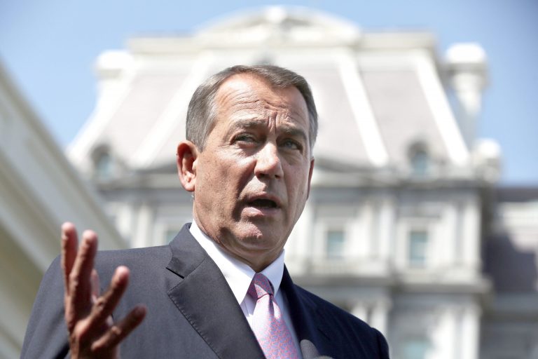 House Speaker John Boehner, R-Ohio, reiterated his support for President Obama's plan to intervene militarily in Syria on Tuesday, asking members to provide a 