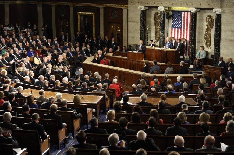 President Barack Obama gives his  State of the Union address on Capitol Hill in Washington, Tuesday Jan. 28, 2014. (AP Photo/Susan Walsh)