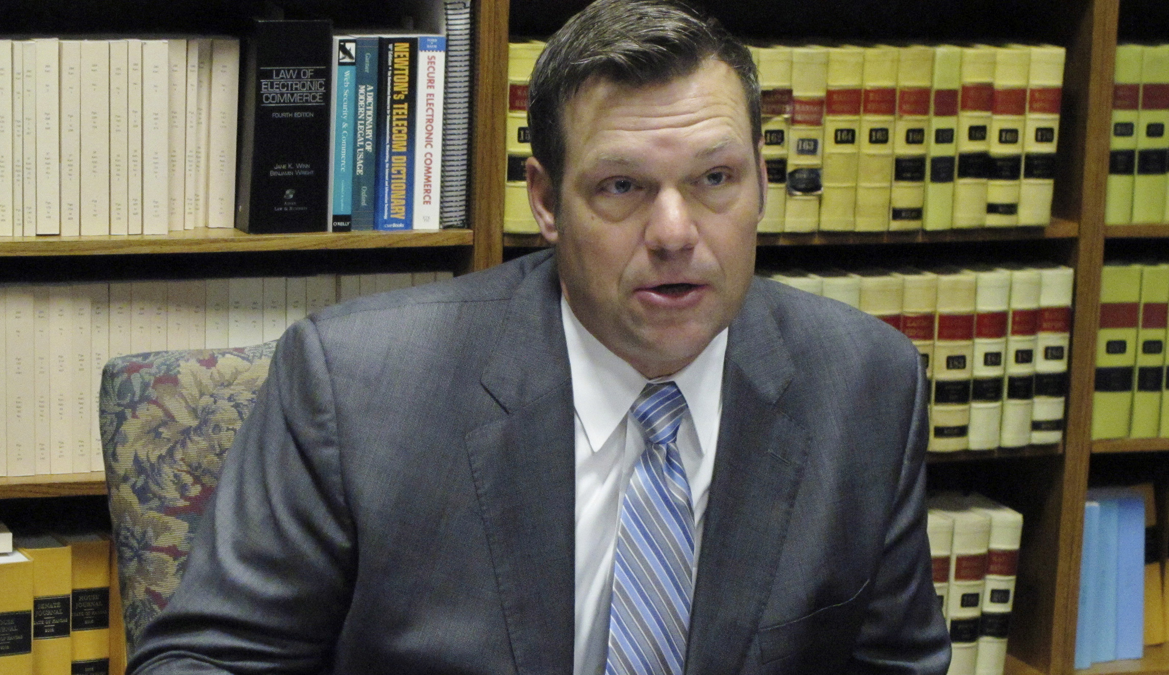 Kris Kobach lead cut to just 91 votes after error found in Kansas GOP primary tally