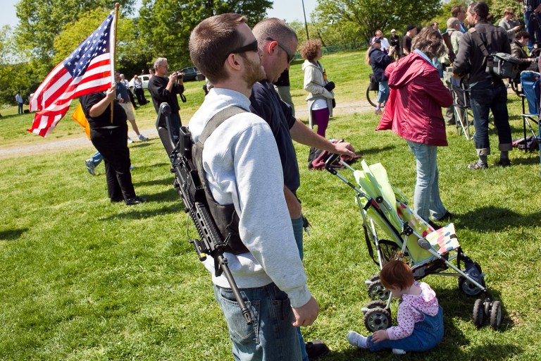 The president of the Cleveland Police Patrolmen's Association, wants Kasich to suspend the state's open carry law in Cleveland. (Washington Examiner File)