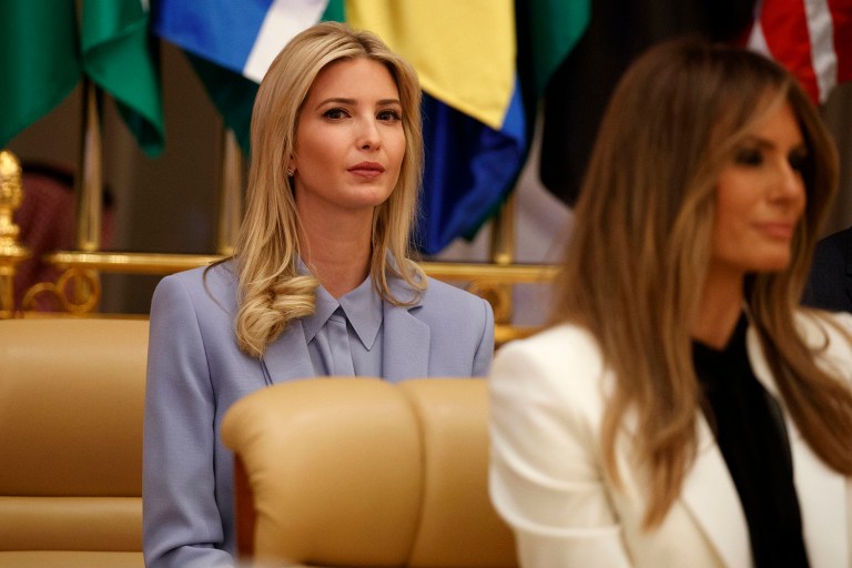 It was reported Thursday that one man had been arrested and two others were missing amid their investigation into the company that produces Ivanka Trump-brand shoes. (AP Photo/Evan Vucci)