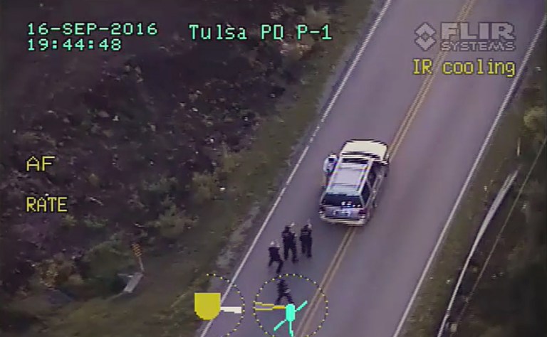 Tulsa Police Officer Betty Shelby is being investigated by local and federal authorities. (Tulsa Police Department via AP)