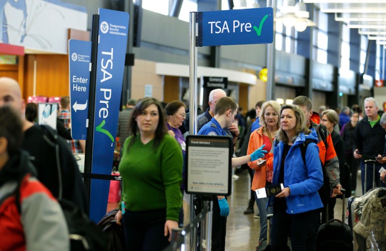 Federal officials will implement screening procedures at airport parking lots. (AP Photo/Ted S. Warren, File)