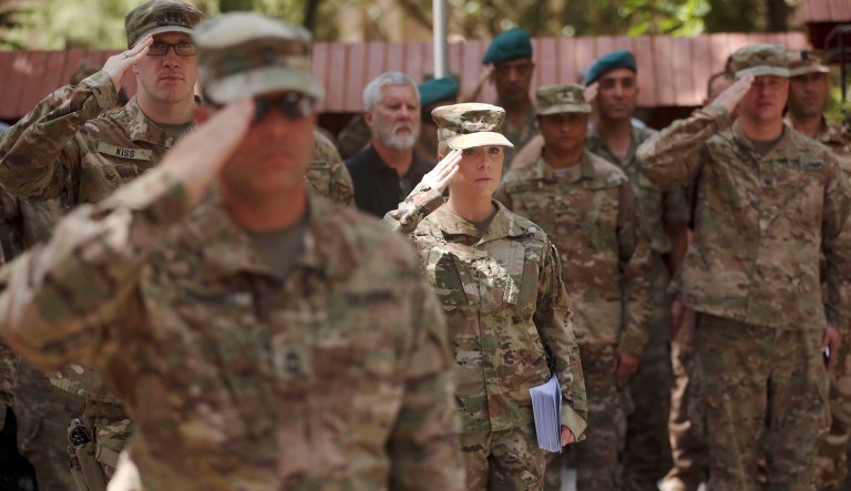 When asked how the policy allowing transgender individuals to serve openly 