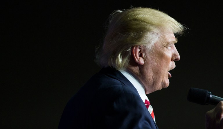 In response to the test, President Trump sent out a series of tweets. (AP Photo/Evan Vucci)