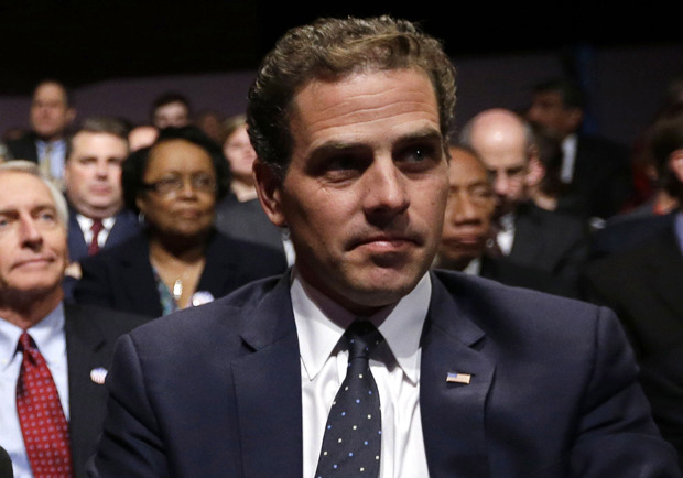 In this Oct. 11, 2012, file photo, Hunter Biden waits for the start of the his father's, Vice President Joe Biden's, debate at Centre College in Danville, Ky. (AP Photo/Pablo Martinez Monsivais, File)