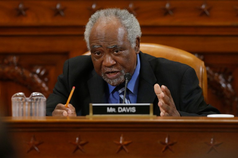 Illinois Rep. Danny K. Davis' 15-year-old grandson was shot to death in a home invasion in Chicago on Friday. (AP Photo/Charles Dharapak)