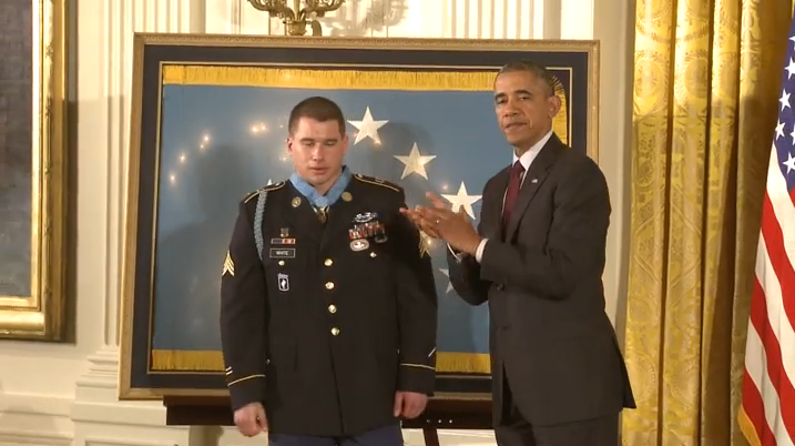 VIDEO: President Obama awards Medal of Honor to Kyle J. White