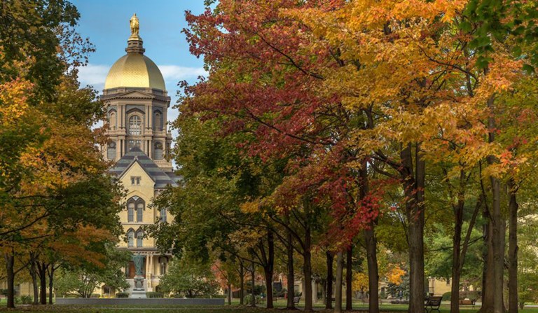 Though President Trump effectively ended the contraception mandate for religious employers, the University of Notre Dame has now chosen not to avail itself of the religious exemption which it had previously fought for in years of litigation. (Photo via Facebook)