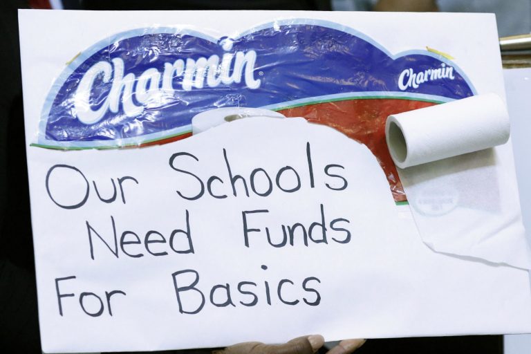 Let's look at a few of the education items in the Trump administration's thin proposal. (AP Photo/Rogelio V. Solis)