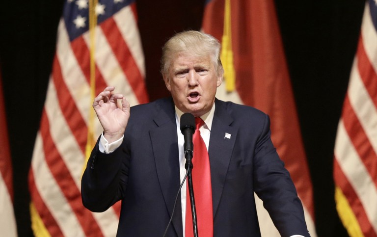 Presumptive Republican nominee Donald Trump called for a restoration of 