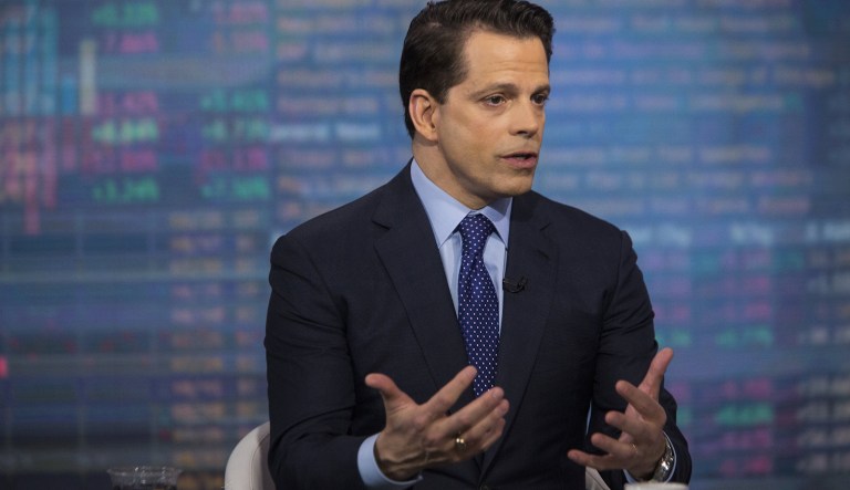 The brash obscenity that helped Anthony Scaramucci on Wall Street and on cable news didn't work in the White House. (Victor J. Blue/Bloomberg)