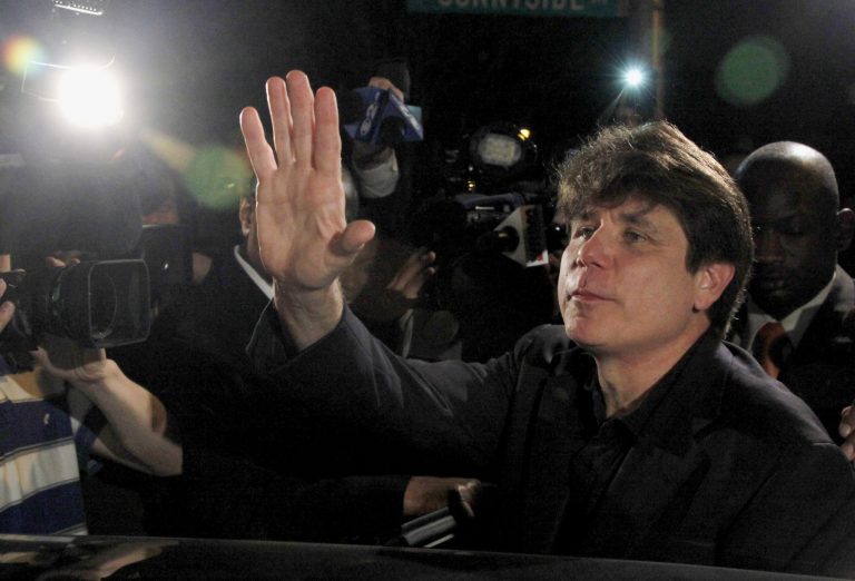 Former Illinois Gov. Rod Blagojevich, a Democrat, was convicted on 18 counts in 2011 after a secret scheme to sell the appointment to President Barack Obama's former Senate seat to the highest bidder in 2008 was exposed.Â (AP Photo/Charles Rex Arbogast, File)