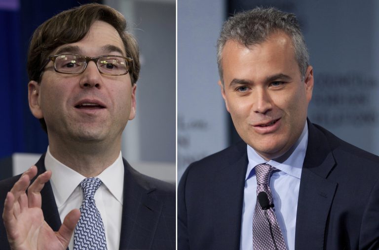 Jason Furman, left, and Jeffrey Zients described the FHFA and FHA's announcements as responding to the 