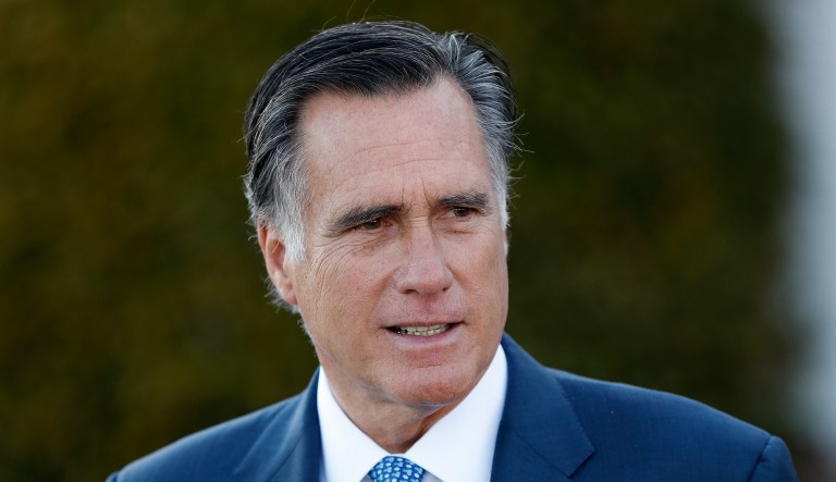 "No vote, no majority is worth losing our honor, our integrity," Romney said. (AP Photo/Carolyn Kaster)
