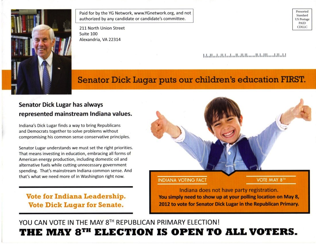 ‘Young Guns’ Fire Another Shot for Lugar in Senate Primary