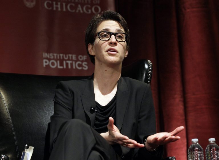 Rachel Maddow questioned Trump's choice of Kasowitz and his ability to do his job properly amid the jokes. (AP Photo/Nam Y. Huh)