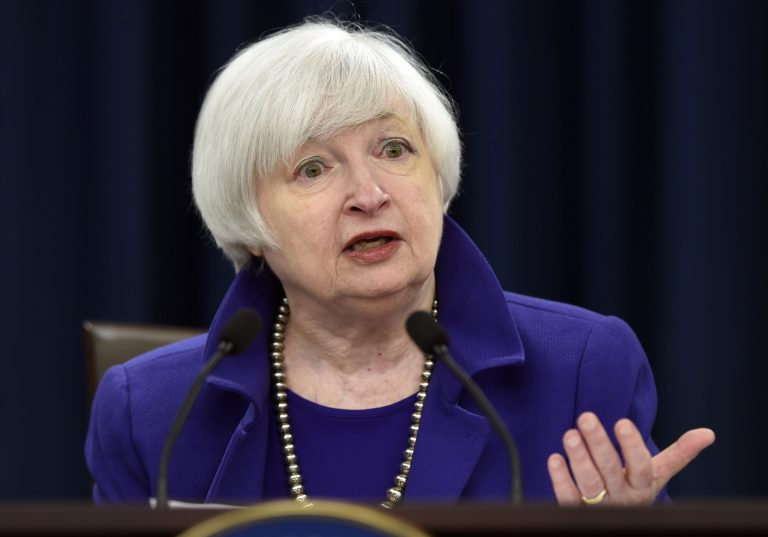 Federal Reserve Chair Janet Yellen appears to have pulled off the first interest rate increase in nine years without a hitch. (AP Photo/Susan Walsh)