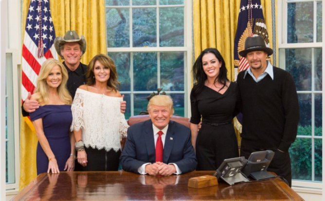 Sarah Palin invited Ted Nugent, Kid Rock to White House because ‘Jesus was booked’