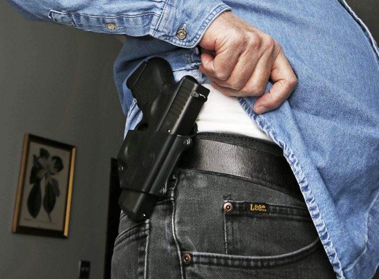 The Times editorial is based on admittedly inconclusive data compiled by the Violence Policy Center, an anti-gun group. (AP Photo/Al Behrman)