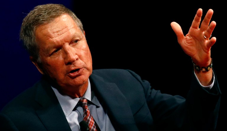 Kasich argued for more sanctions against North Korea, including ones that would place economic pressure on China. (AP Photo/Patrick Semansky)