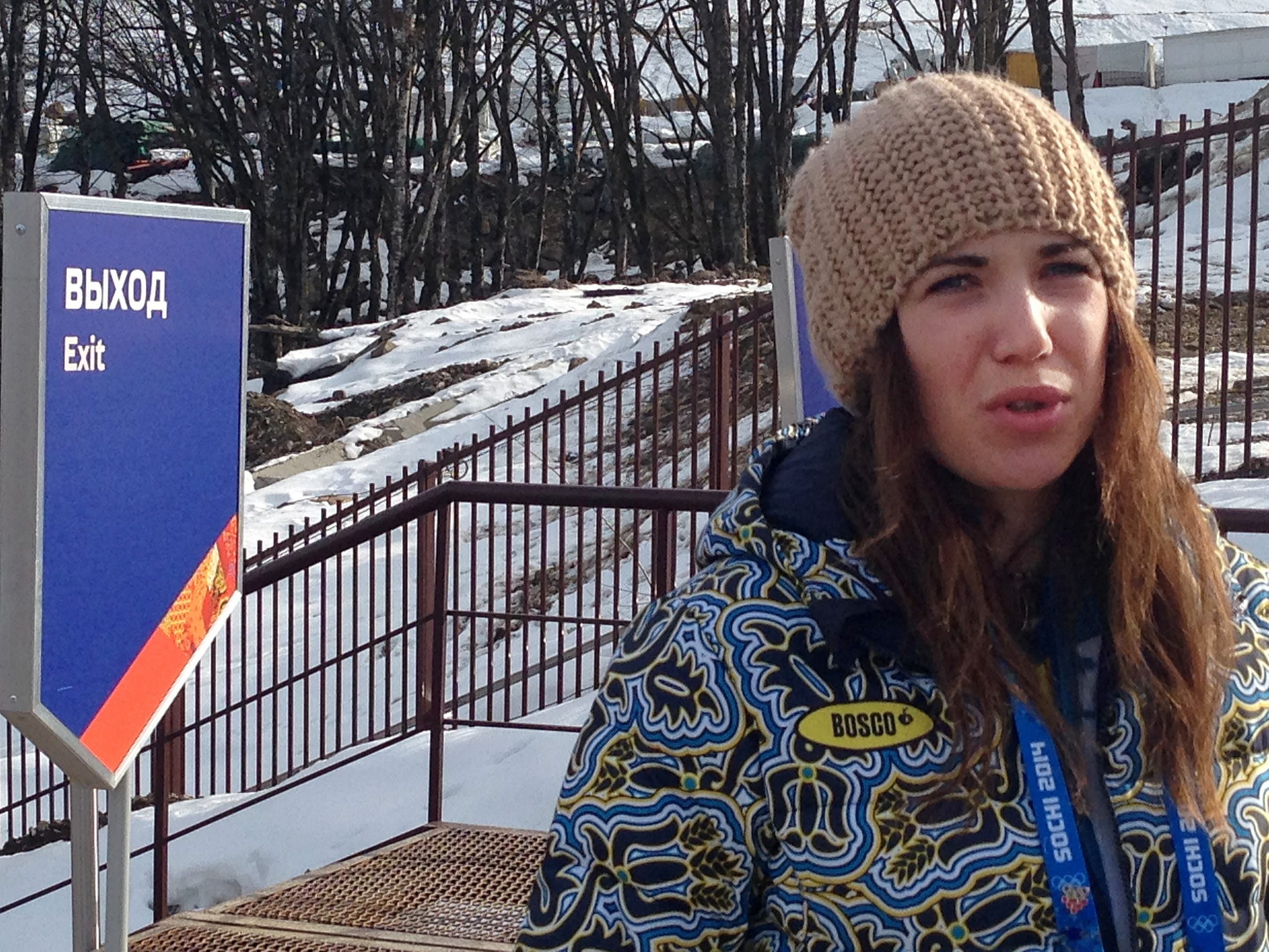 Skier out of Olympics, citing violence in Ukraine