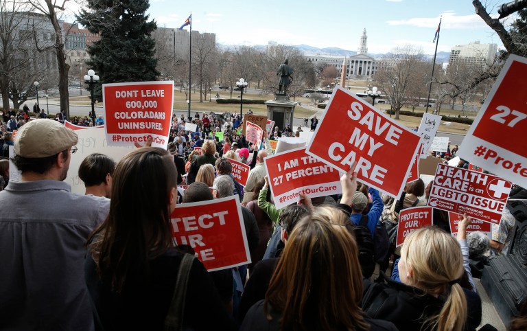 Under Obamacare, insurers are required to lower the cost of deductibles and copays for low-income Obamacare customers. The government is supposed to reimburse the insurers for the cost-sharing reductions. (AP Photo/Brennan Linsley)