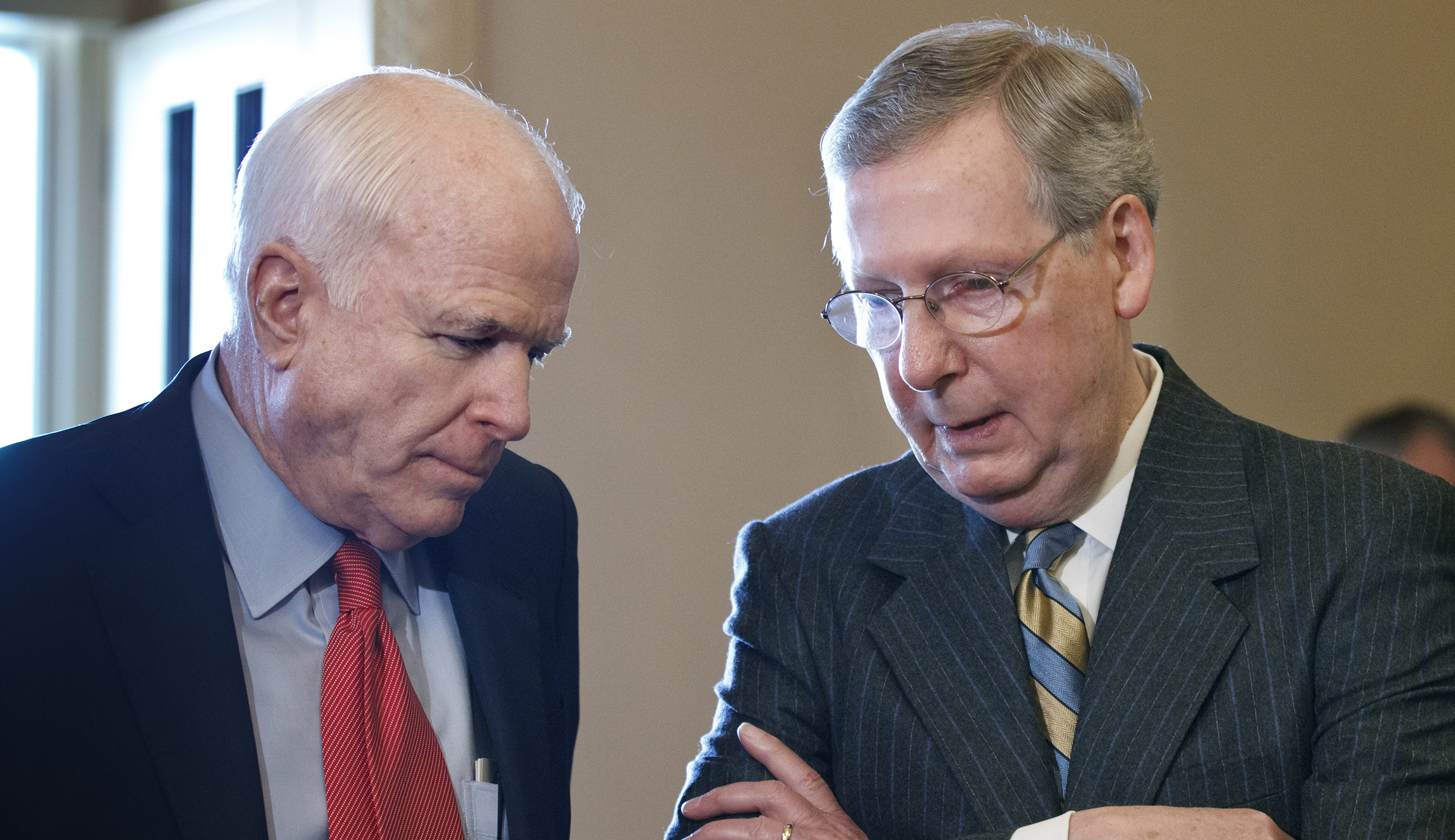Mitch McConnell visited John McCain over the weekend