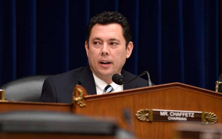Chaffetz referred several times to the unreleased summaries of FBI interviews with the technician involved. (AP Photo/Susan Walsh)