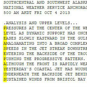 MSN: Alaska National Weather Service office begs to be paid in secret code