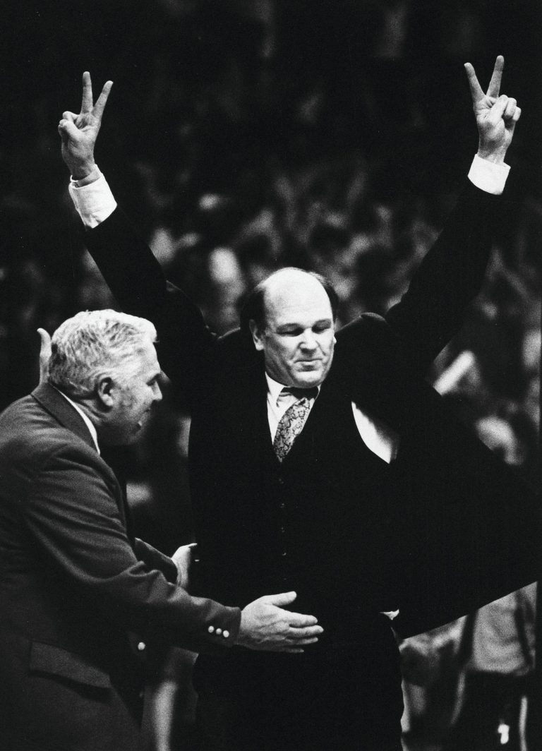 Richard Darcey/AP
Longtime coach Lefty Driesell won 348 games over 17 seasons at Maryland and 786 games in his career, which spanned 41 seasons.
