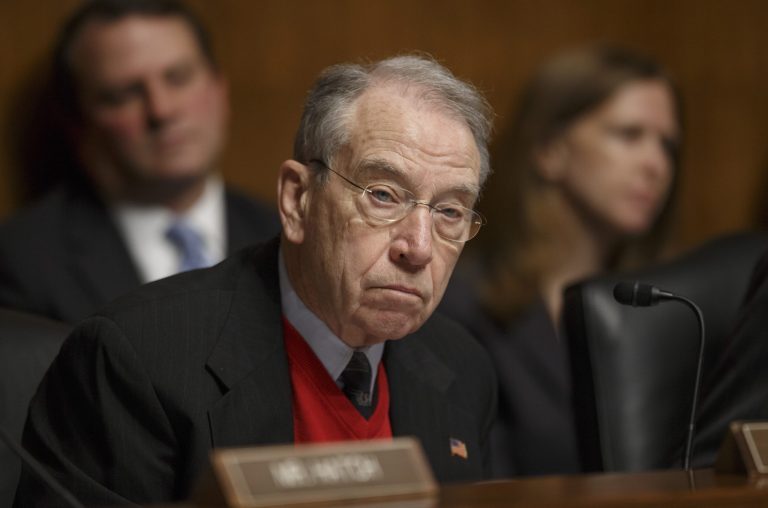 Sen. Chuck Grassley, R-Iowa,ÃÂ wants access to the legal opinions that justify President Obama's plans to step up his use of executive orders. (AP Photo/J. Scott Applewhite)