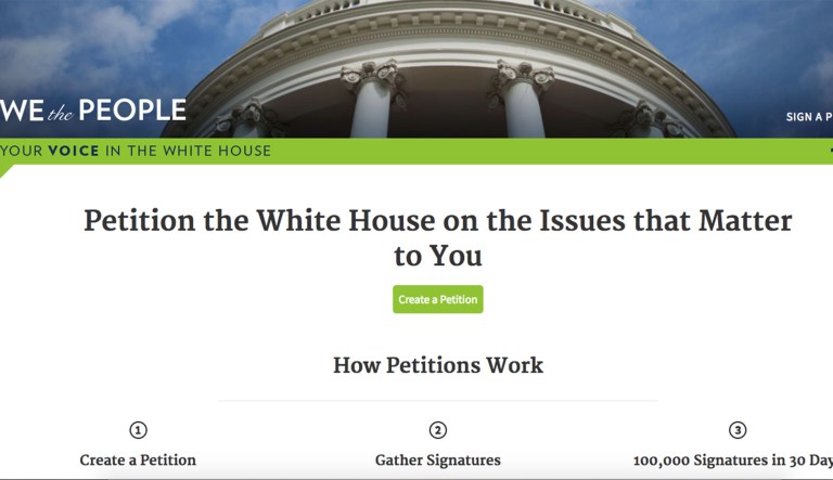 The petition platform relaunched under its original name, 