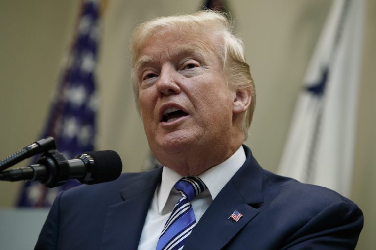 The following is the full text of a memo from President Trump for the Pentagon and Department of Homeland Security regarding transgender troops. (AP Photo/Evan Vucci, File)