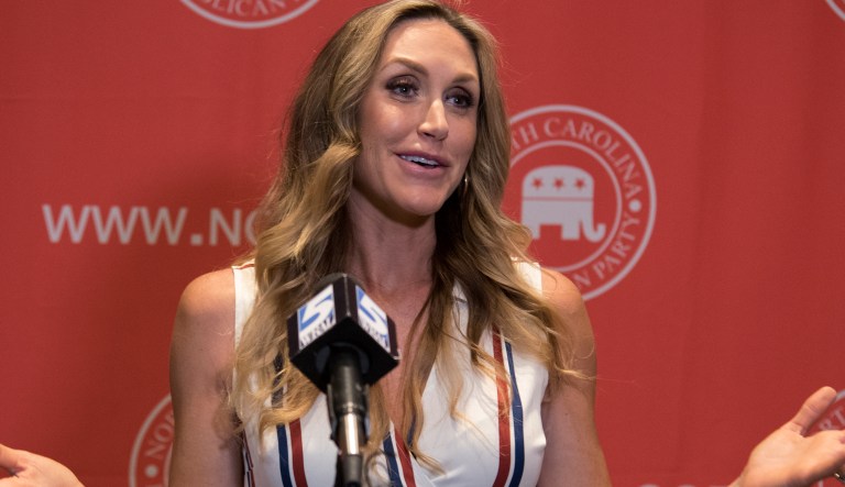 Lara Trump, who is married to the president's son Eric, said the Russian probe was weighing heavily on the family, admitting that it felt 