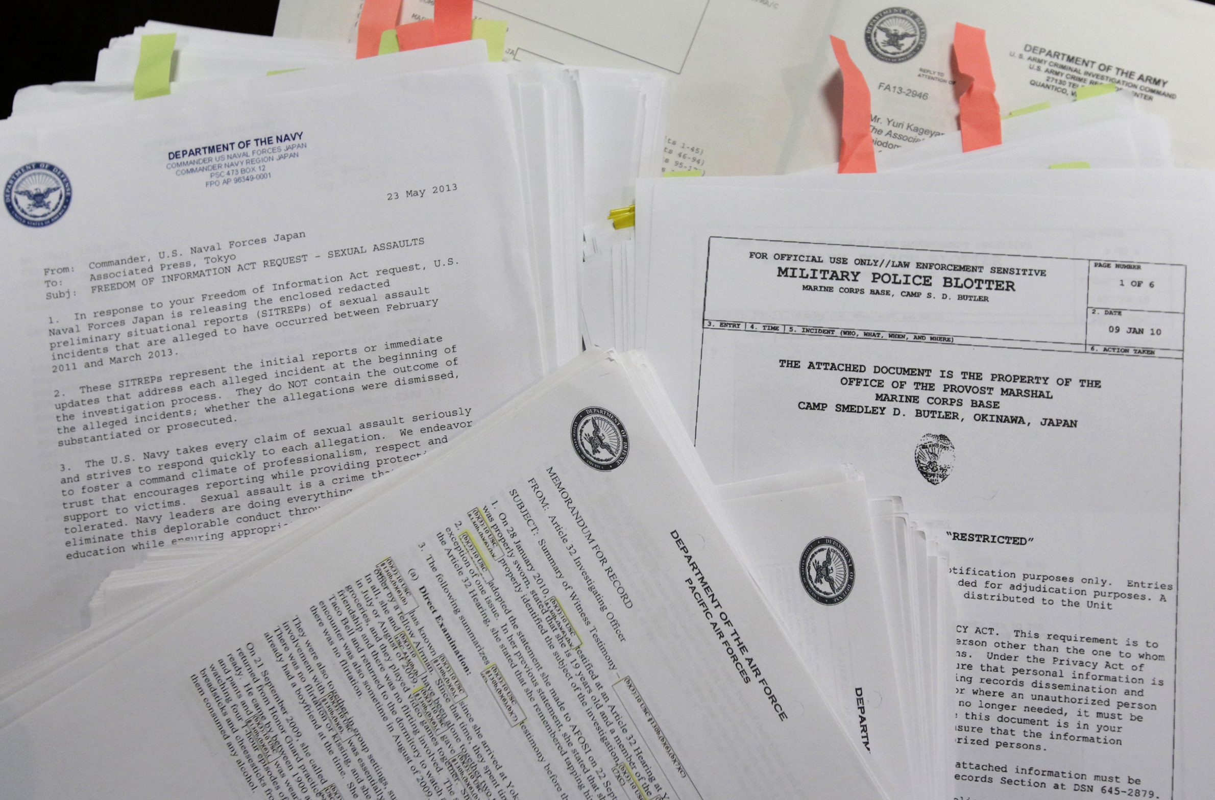 AP analysis of US military sex crimes in Japan