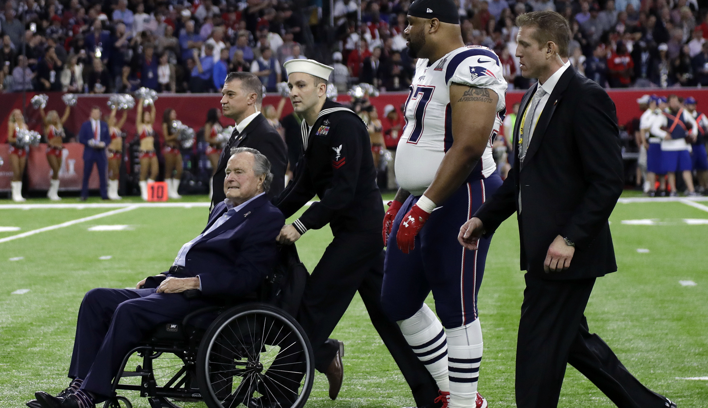 George H.W. Bush donates Super Bowl socks for Roman Catholic Diocese auction