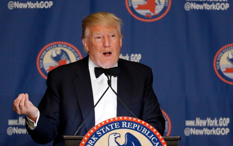 In a Wall Street Journal op-ed, Donald Trump said 