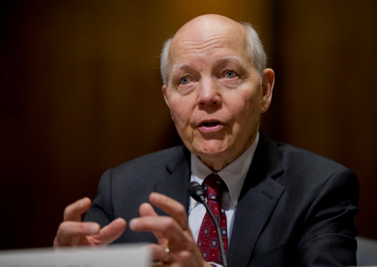 Internal Revenue Service Commissioner John Koskinen said, both cybersecurity and customer service at the Internal Revenue Service have suffered because of Obamacare. (AP Photo/Manuel Balce Ceneta)