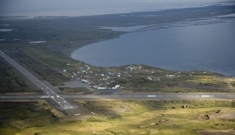 King Cove, Alaska, residents with medical emergencies must fly to Cold Bay and then to Anchorage for treatment. Flights can be delayed hours or even days by bad weather. (U.S. Fish and Wildlife Service photo)