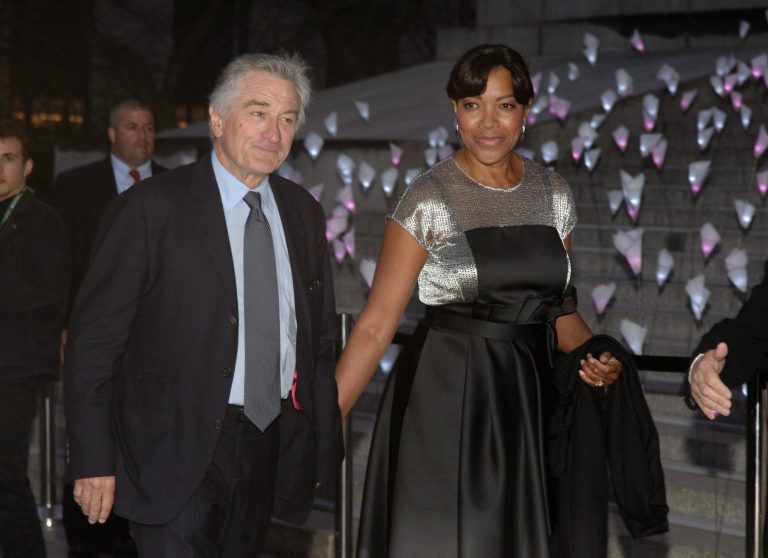 Actor Robert DeNiro, left, and his wife Grace Hightower, attend the Vanity Fair Tribeca Film Festival Party, on Tuesday, April 9, 2013, in New York. (Photo by Andy Kropa/Invision/AP)